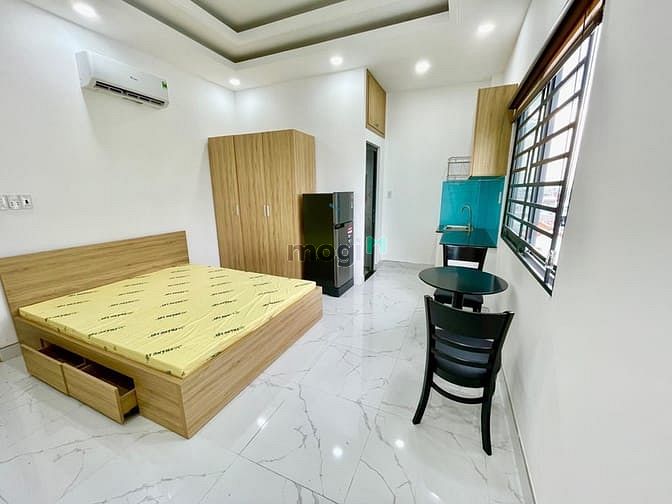 Hình ảnh 🌈Studio Balcony🌷Full nội thất, thang máy 🌈 gần chợ Hạnh Thông Tây