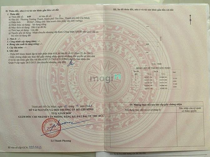 Hình ảnh Bán đất hẻm 55 đường lò lu.P trường thạnh. Tp thủ đức