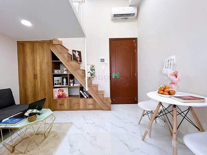 Hình ảnh Cho thuê căn gác cao, full nội thất, rộng 32m2, gần Lotte Mart, TDTU
