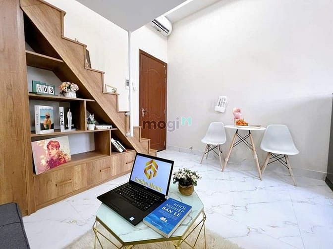 Hình ảnh Cho thuê căn gác cao, full nội thất, rộng 32m2, gần Lotte Mart, TDTU