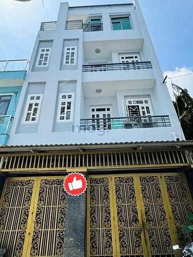 Hình ảnh Q. TB. Hẻm 6m Phan Huy Ích, 6.9x15, 4 tầng, 8PN