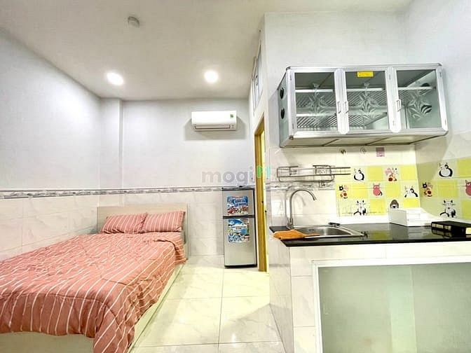 Hình ảnh Studio full nội thất,4tr7 cửa sổ lớn, gần Lotte, đại học ufm