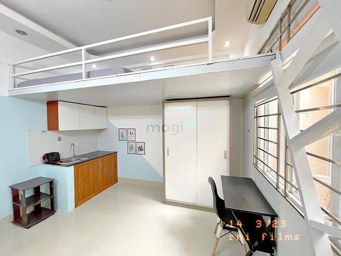 Hình ảnh Cho thuê phòng gác lửng full nội thất giá hạt dẻ