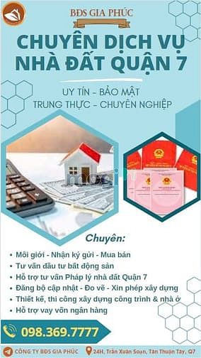 Hình ảnh Công ty BĐS Gia Phúc- Chuyên hỗ trợ tư vấn pháp lý nhà đất Quận 7