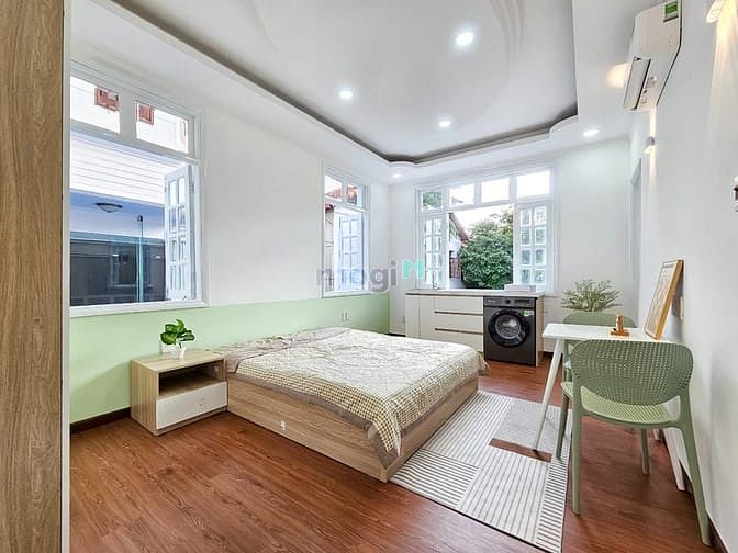 Hình ảnh Cho thuê Mb6623 nạp rút nhanh chóng Studio cửa sổ thoáng - KDC yên tĩnh view sông