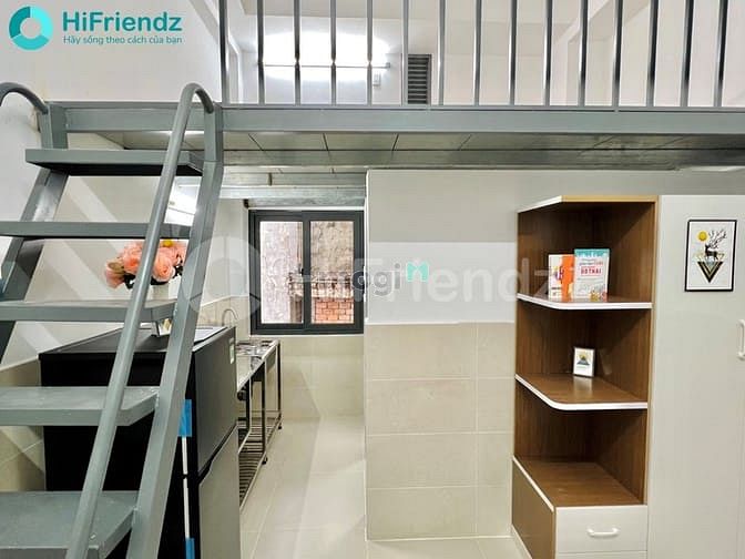Hình ảnh Phòng gác cao 1m6 mơi tinh đầy đủ nội thất gần DH Y Dược