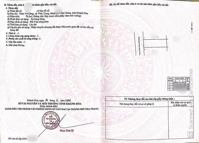 Hình ảnh VTR20 Bán đất hẻm 5m thôn Võ Dõng xã Vĩnh Trung