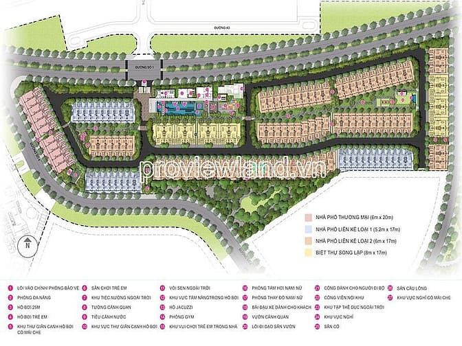 Hình ảnh Cho thuê nhà phố khu compound Palm Residence, 102m2 đất, 3 lầu