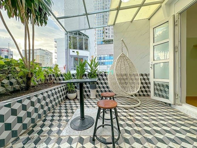 Hình ảnh Cho thuê CHDV 1PN 55m2 ban công lớn full nội thất tại quận Bình Thạnh