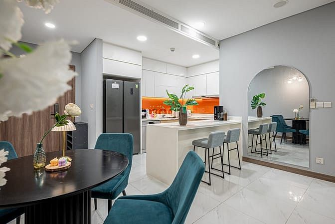 Hình ảnh Tòa nhà Sunwah Pearl cho thuê ngắn hạn và dài hạn.