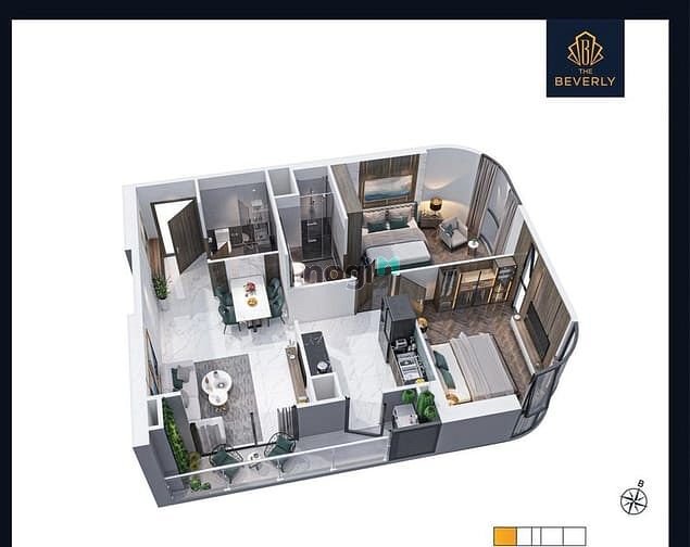 Hình ảnh THE BEVERLY - giá tốt nhất T8: Studio 1.95 tỷ; 1PN + 2.8 tỷ; 2pn 4.15