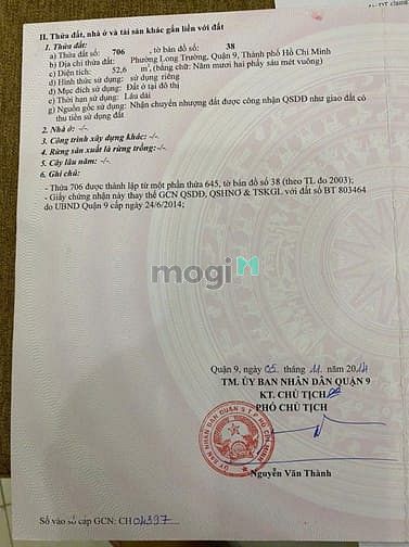 Hình ảnh Bán đất Chợ Long Trường , Trường Lưu , Nguyễn Duy Trinh , Quận 9