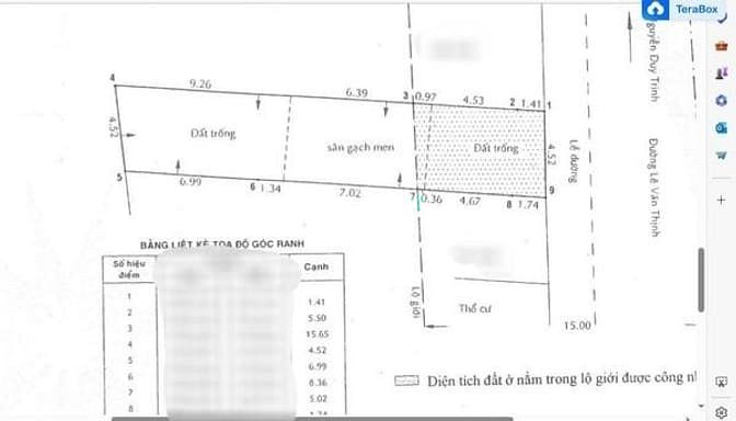 Hình ảnh Bán đất mặt tiền đường Lê Văn Thịnh Quận 2 Dt 100m2, Ngang 4,52m