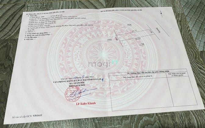 Hình ảnh Cần bán nhanh 128m2 đất full thổ cư ngay  nhà văn hóa Phường Chi Lăng