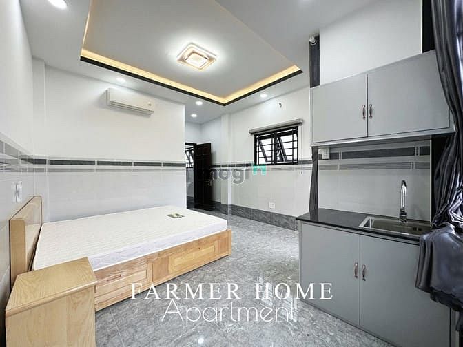 Hình ảnh Căn Hộ Dịch Vụ - Dạng Studio - Ban Công - Full Nội Thất - Ban Công
