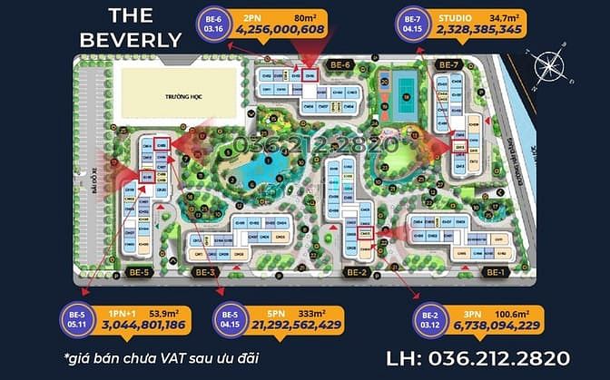 Hình ảnh 🔥Căn Studio GIÁ SHOCK trong tháng 9 - The Beverly giá chỉ 2tỷ328🔥