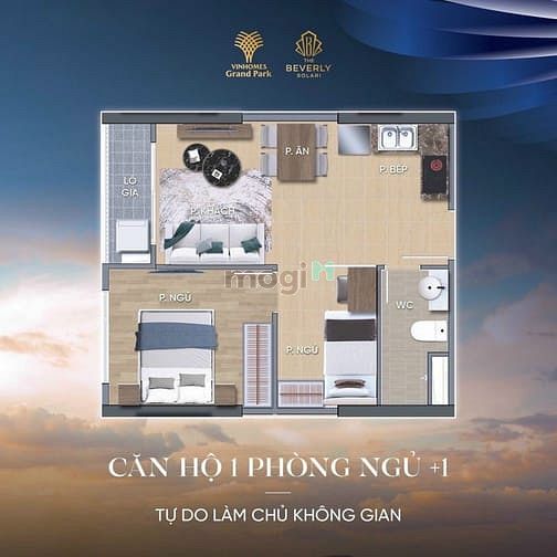 Hình ảnh 🔥Căn 1pn+1 RẺ nhất trong tháng 9 - The Oasis giá chỉ 3tỷ244🔥