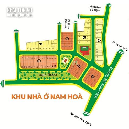 Hình ảnh [@RealtorVO] LÔ BIỆT THỰ 180m2 KDC Nam Hoà vị trí siêu đắc địa hiếm có