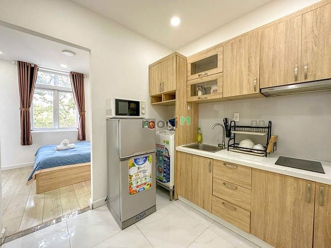 Hình ảnh Siêu Phẩm 1PN view chill bờ kè full nội thất Quận 1