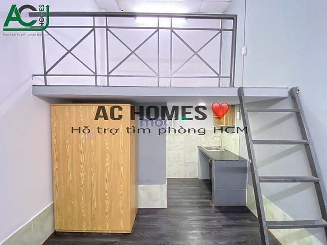 Hình ảnh Phòng trọ mới cao cấp gác cao có máy lạnh
