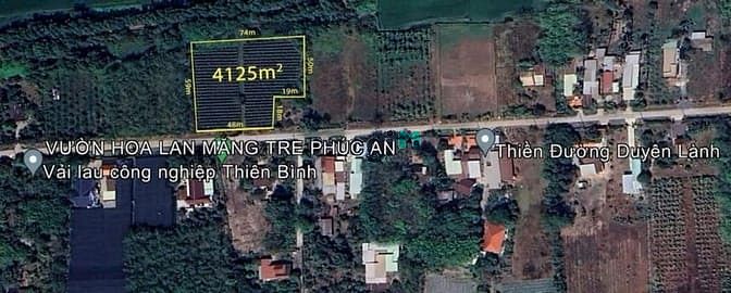 Hình ảnh Bán 4125m2 đất đường nhựa. Giá 15 tỷ