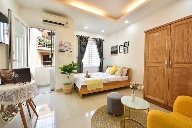 Hình ảnh Studio ban công Trần Hưng Đạo Q1 gần Phố Bùi Viện, ĐH Văn Lang
