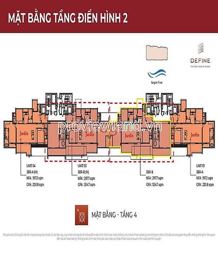 Hình ảnh Bán Trang Chủ MB66.COM / Đăng Ký Tặng 66K Define Capitaland, 324m2 diện tích, gồm 3PN, view sông