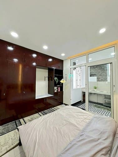 Hình ảnh ✅ Căn Hộ 1 Phòng Ngủ Tách Bếp, Full Nội Thất. Dễ Dàng Đi Các Quận.