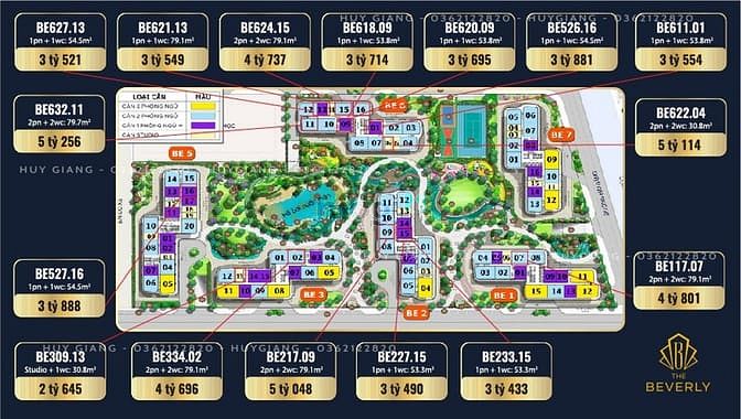 Hình ảnh Bảng giá mới nhất 21.9.2024 THE BEVERLY