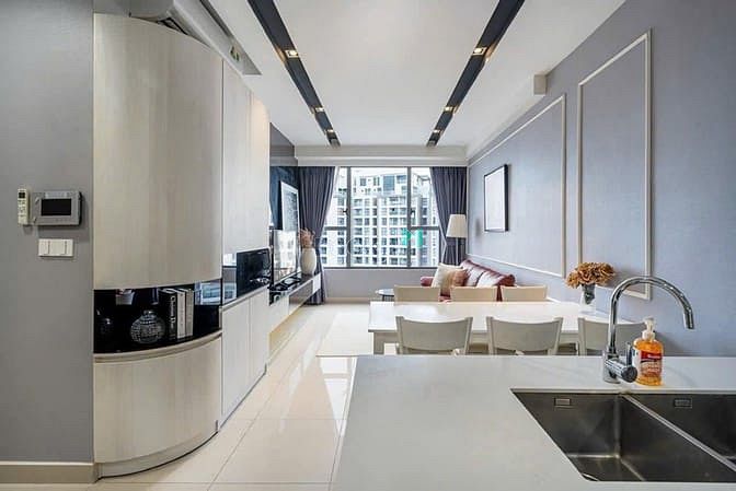 Hình ảnh Cho thuê chung cư River Gate ~ 74m2 2pn2wc ~ Full nội thất