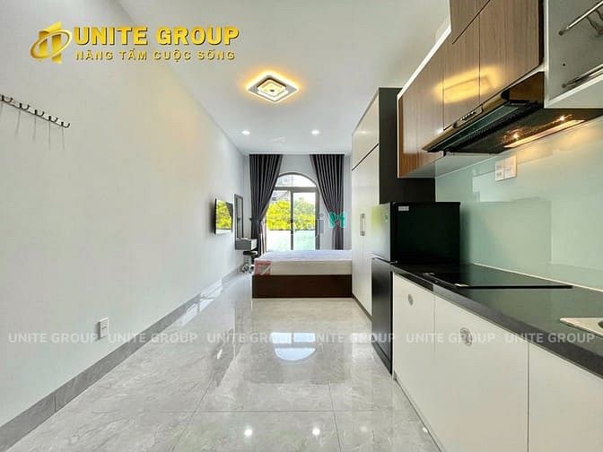 Hình ảnh STUDIO full nội thất ban công gần cầu Tân Thuận , chung cư M - One