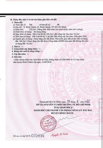 Hình ảnh Bán đất tại Trung Tâm Bình Chánh , Đinh Đức Thiện MT