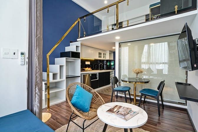 Hình ảnh 💥 Cho Thuê Căn Hộ Duplex Luxury Sát Q1, View Thoáng, NT Cao Cấp
