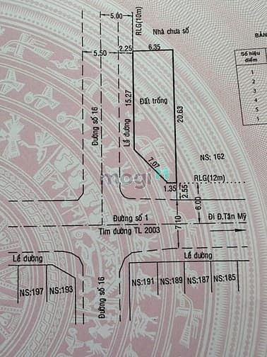 Hình ảnh Chia tài sản cần bán lô đất 2 mặt tiền đường số 1 và số 16 giá rẻ