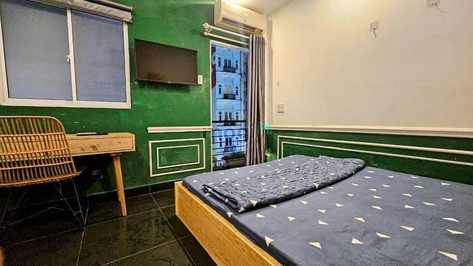 Hình ảnh Cho thuê studio ban công đầy đủ nội thất cách ĐH Văn Lang CS1 2phút...
