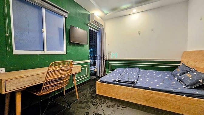 Hình ảnh Cho thuê studio ban công đầy đủ nội thất cách ĐH Văn Lang CS1 2phút...