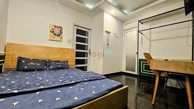 Hình ảnh Cho thuê studio ban công đầy đủ nội thất cách ĐH Văn Lang CS1 2phút...