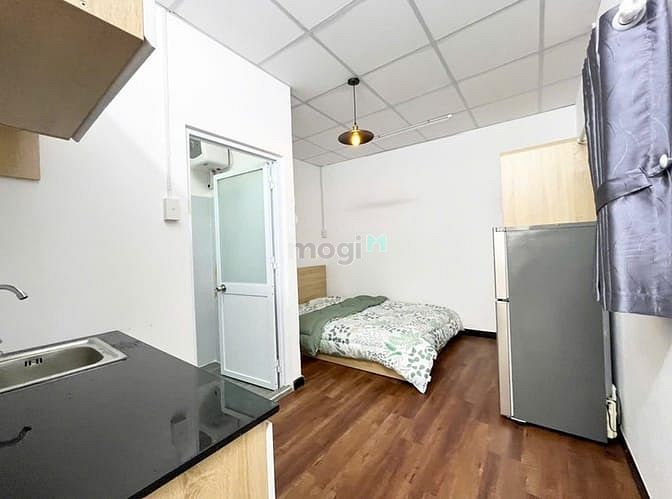 Hình ảnh Siêu phẩm studio cửa sổ đầy đủ nội thất gần Bùi Viện, ĐH Văn Lang CS1.