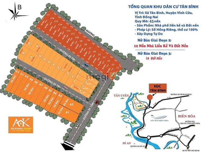 Hình ảnh 🔥 Bán đất ở khu dân cư Tân Bình – Cổng sau sân bay Biên Hoà Lưỡn