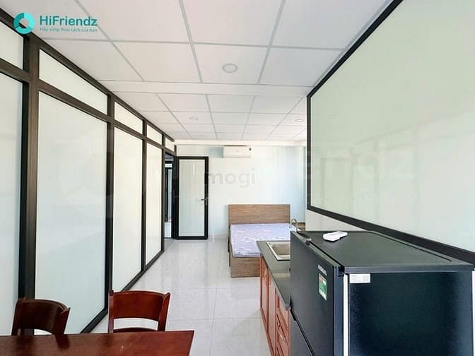 Hình ảnh Studio full nội thất ban công lớn, thoáng mát an ninh, Lê Văn Thịnh Q2