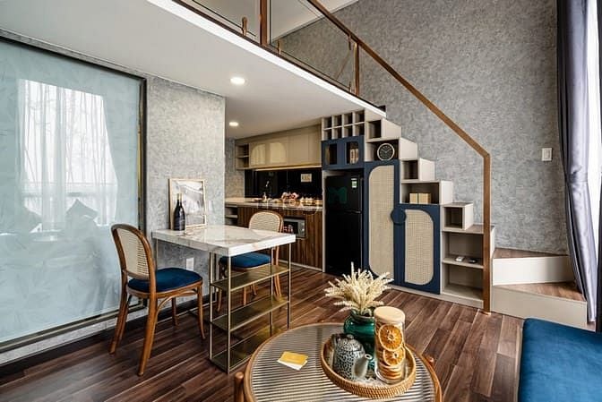 Hình ảnh Siêu Phẩm Duplex Luxury, Ban Công, Full Nội Thất, Thang Máy, Sát Q1