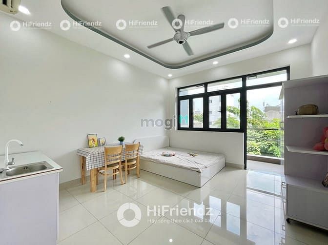 Hình ảnh Studio ban công, 1PN tách bếp, MG riêng, giá đã gồm các phí, gần HUIT