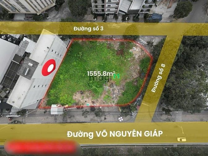 Hình ảnh Đất lớn 3 mặt tiền Võ Nguyên Giáp, Q.Cái Răng, Cần Thơ; 1556m2, 99 tỷ