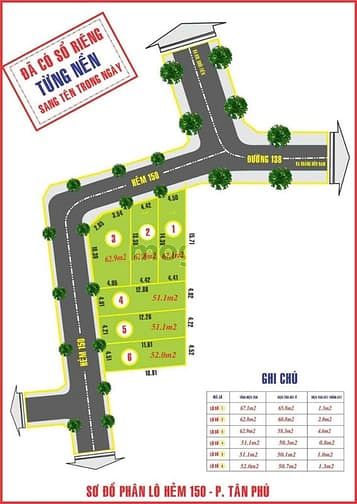 Hình ảnh Bán đất 2 mặt tiền hẻm xe tải,ngay hoàng hữu nam, Tân phú 3.7 tỷ, 63m2