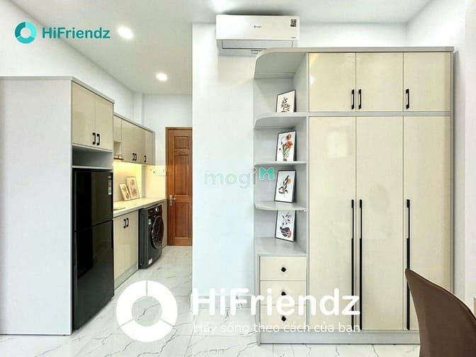 Hình ảnh Căn Hộ Studio Ban Công Mới Xây Có Máy Giặt Riêng Thang Máy