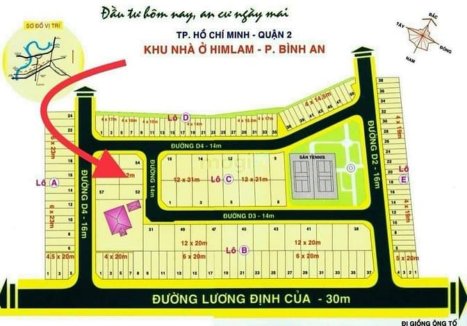 Hình ảnh Bán đất 12x18 khu Lương Định Của - Himlam Q.2 giá 48 tỷ