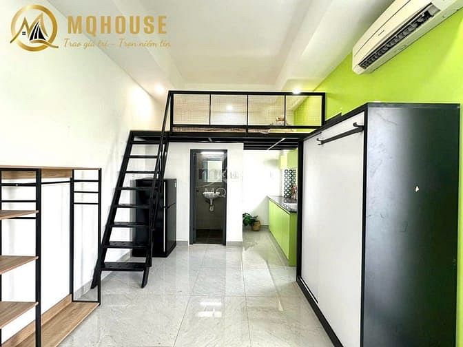 Hình ảnh Mb6623 nạp rút nhanh chóng cho thuê có gác ban công máy giặt riêng gần AEON, KCN Tân Bình