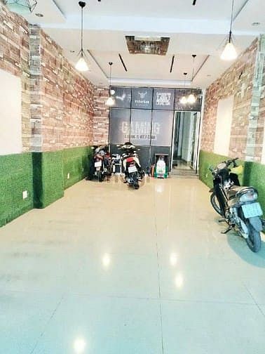 Hình ảnh nhà 4 tầng mặt tiền đường trần văn danh
