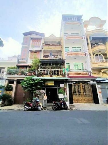 Hình ảnh nhà 4 tầng đường cộng hòa phường 4