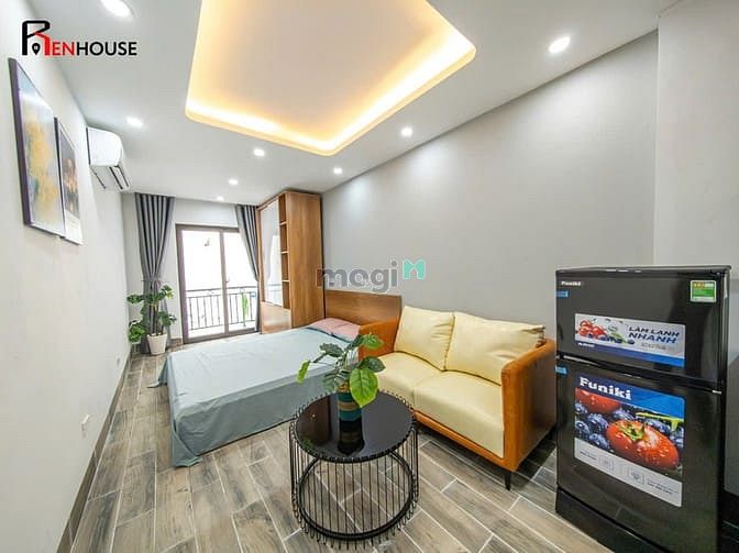 Hình ảnh Cho thuê studio ban công lớn, đầy đủ nội thất ngay KCN Nam Thăng Long